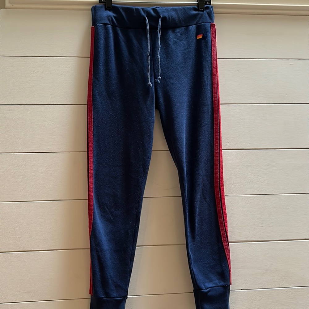 Aviator Nation Navy Blue Jogger Sweatpants